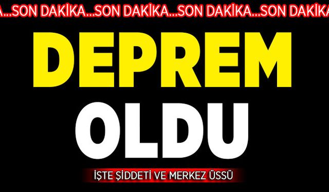 Bolu’da bir sarsıntı daha! Depremlerin ardı arkası kesilmiyor