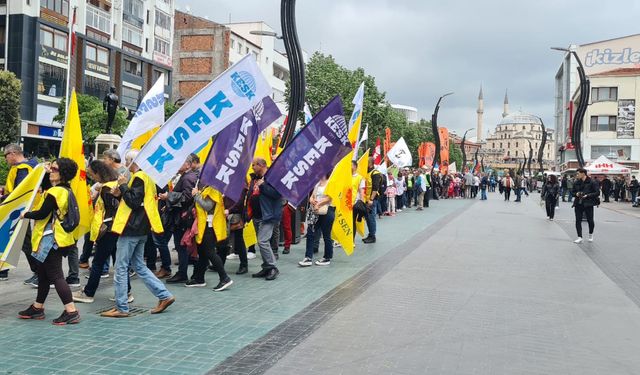 Bolu'da 1 Mayıs İşçi Bayramı coşkuyla kutlandı