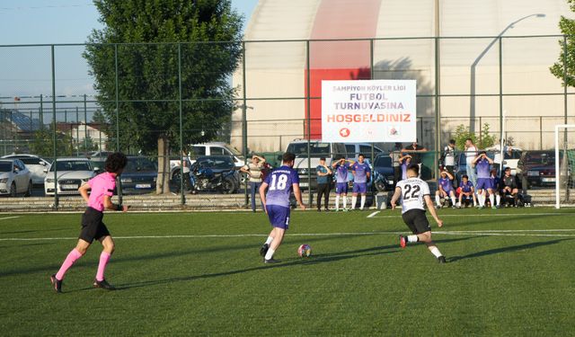 Bolu'da Şampiyon Köyler Ligi Futbol Turnuvası başladı: 40 gün sürecek