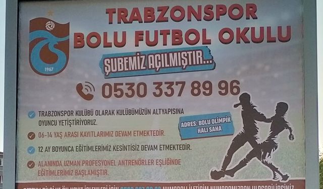 Bolu Trabzonspor Futbol Okulu Açıldı