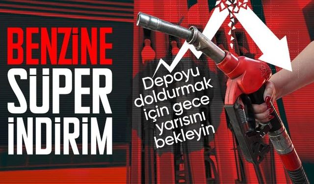 Araç sahiplerine müjde: Benzine büyük indirim geliyor