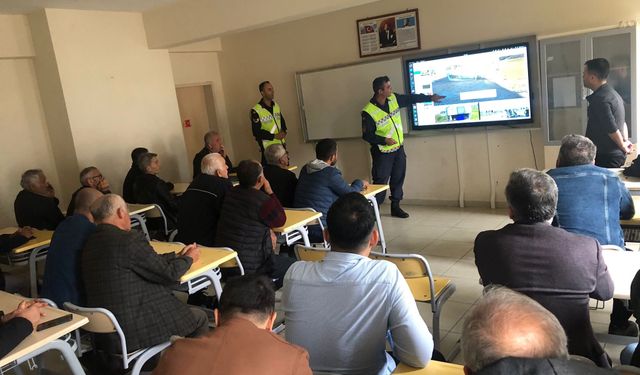 Polis ve jandarmadan 66 servis şoförüne eğitim