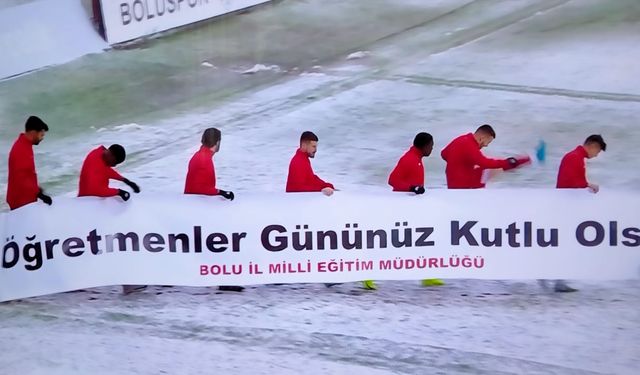 Boluspor Öğretmenleri Unutmadı