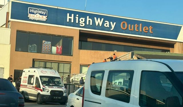 Highway Outlet AVM'de iş kazası: 1 yaralı