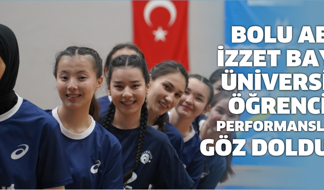 Bolu Abant İzzet Baysal Üniversitesi Öğrencileri performanslarıyla göz doldurdu