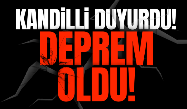 İstanbul'da yaşanan 6,2 büyüklüğündeki deprem Bolu’da hissedildi