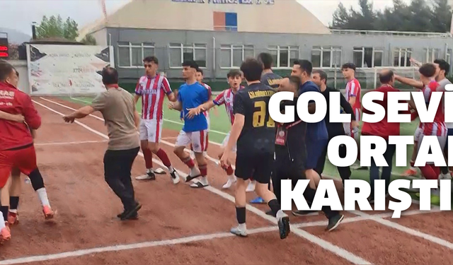 Gol sevinci ortalığı karıştırdı
