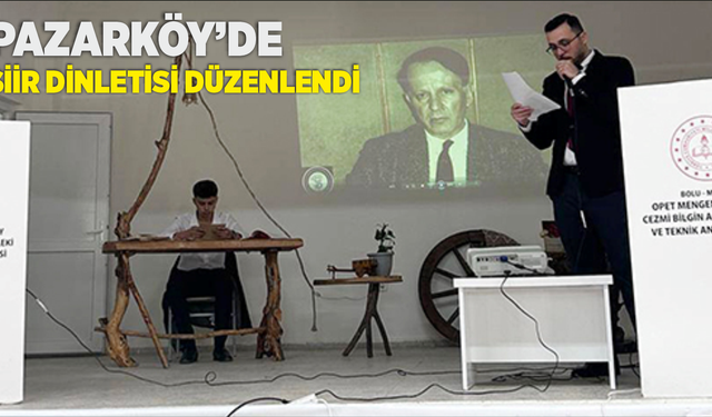 Pazarköy’de Hüseyin Nihal Atsız Şiir Dinletisi düzenlendi