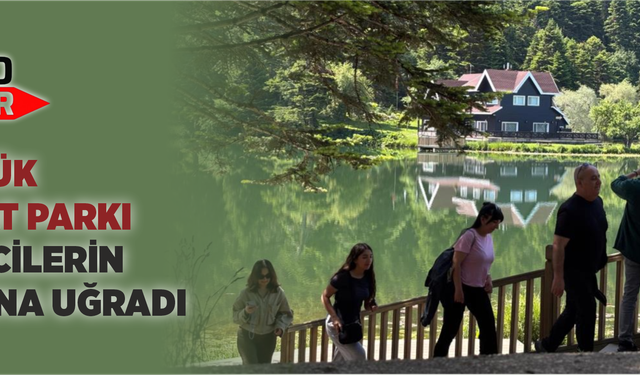 Gölcük Tabiat Parkı tatilcilerin akınına uğradı