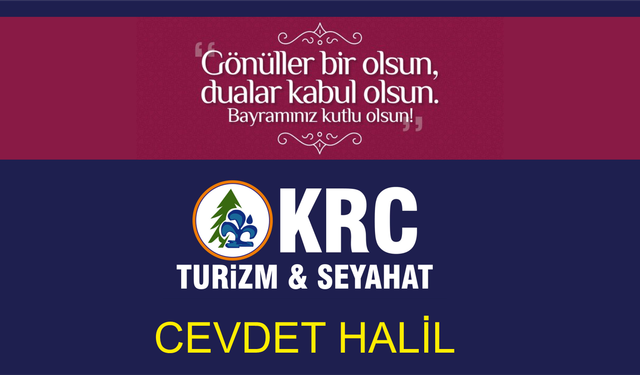 KARACASU TURİZM VE SEYAHAT CEVDET HALİL,KURBAN BAYRAMI KUTLAMA MESAJI
