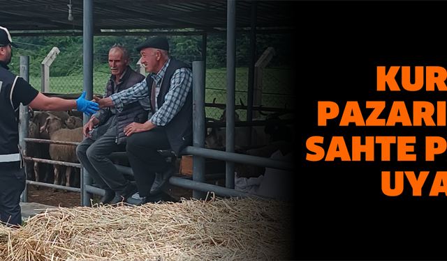 Kurban pazarında sahte para uyarısı