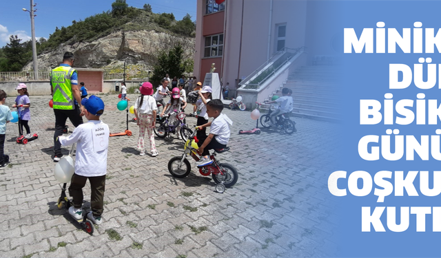 Minikler Dünya Bisiklet Günü’nü coşkuyla kutladı