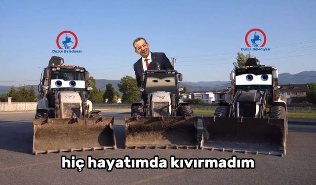 Düzce Belediyesi, Bolu Belediyesi ile yaptığı video ile dalga geçti