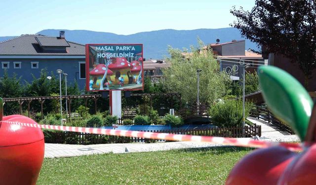 Miniklerin en çok gittiği park yenilendi