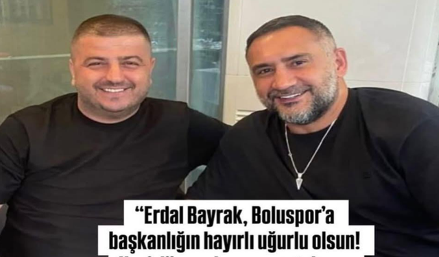 Ümit Karan’dan Boluspor Başkanı Erdal Bayrak’a Tebrik Mesajı