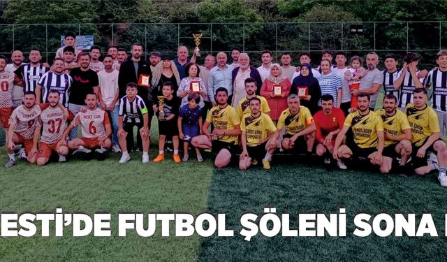 TAŞKESTİ’DE FUTBOL ŞÖLENİ SONA ERDİ