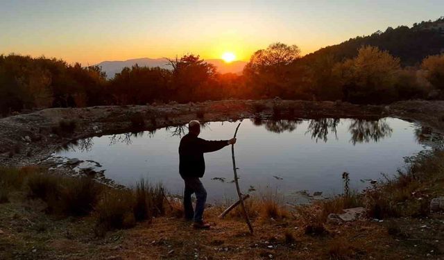 1500 rakımlı yaylada gün batımı