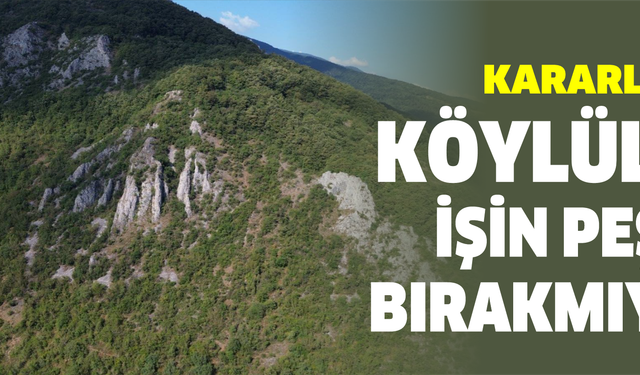 KÖYLÜLER MADEN OCAĞI YAPILMASIN DİYE İMZA TOPLADI