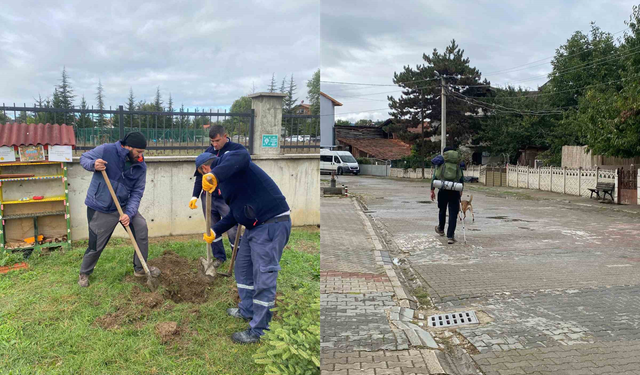 71. fidanını Bolu’da dikti