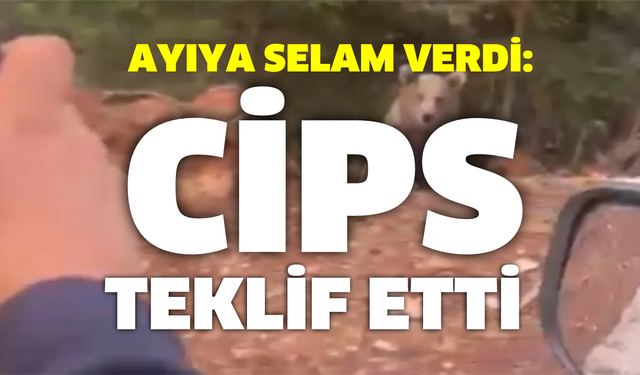 AYIYA SELAM VERDİ: CİPS TEKLİF ETTİ