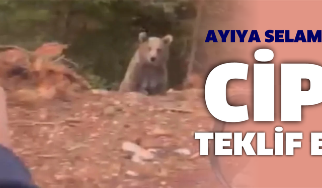 AYIYA SELAM VERDİ: CİPS TEKLİF ETTİ