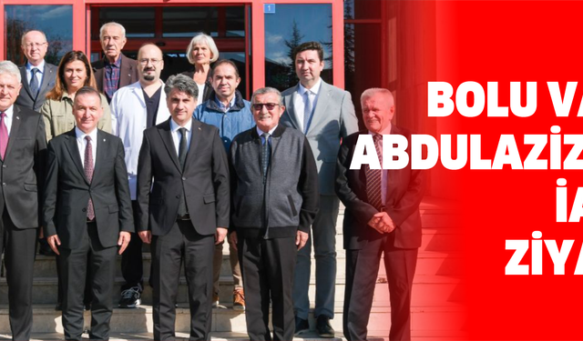 Bolu Valisi Abdulaziz’den iade-i ziyaret