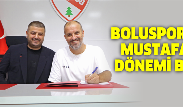 Boluspor’da Mustafa Er dönemi bitti