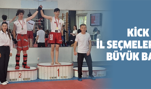 Mengenli Sporculardan Kick Boks İl Seçmelerinde Büyük Başarı