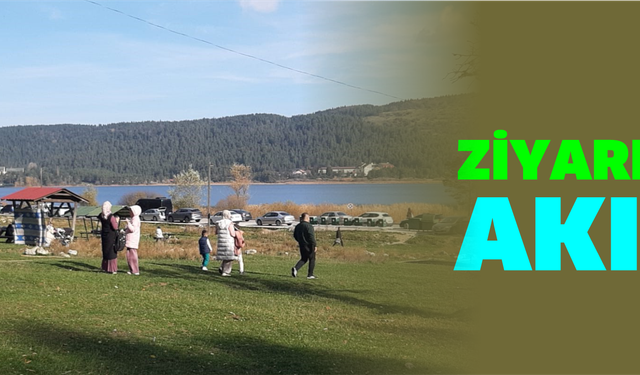 Bolu’nun doğa harikası Abant’ta ziyaretçiler akın etti