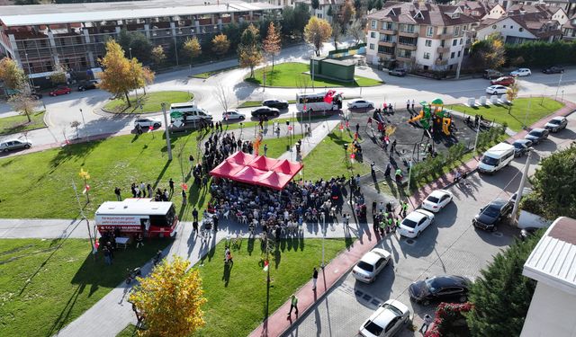 Türk Kadınlar Birliği parkı açıldı