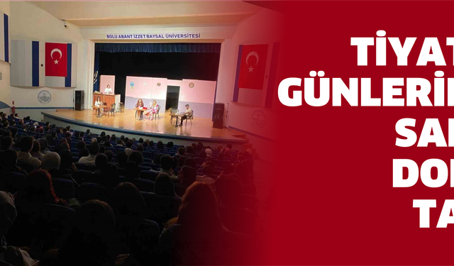 Tiyatro günlerinde salon doldu taştı