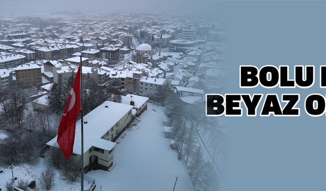 Bolu kar beyaz oldu
