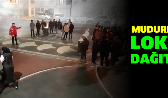 Mudurnu’da lokma dağıtımı yapıldı