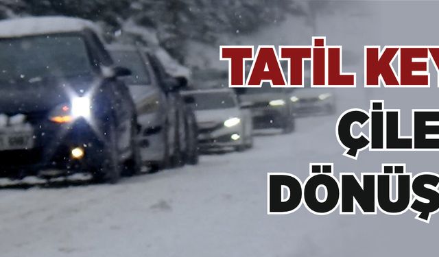 Tatil keyfi çileye dönüştü