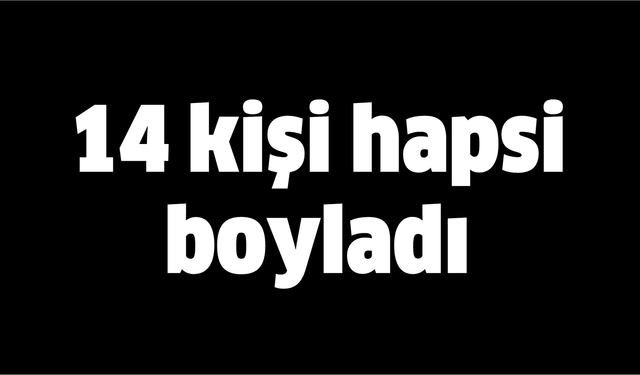 112 şüpheli yakalandı! 14’ü hapsi boyladı
