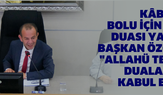 Kâbe’de Bolu için kar duası yapan Başkan Özcan: "Allahü Teala dualarımı kabul etti"