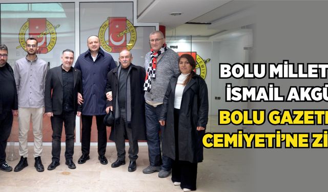Bolu Milletvekili İsmail Akgül’den Bolu Gazeteciler Cemiyeti’ne Ziyaret