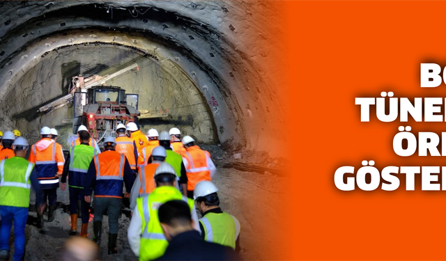 Bolu tünelini örnek gösterdi!