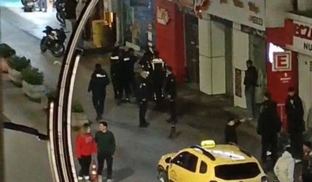 İzzet Baysal Caddesi’nde Yoklama Kaçağı Şahıs Güçlükle Gözaltına Alındı