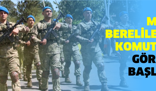 MAVİ BERELİLERİN KOMUTANI GÖREVE BAŞLADI
