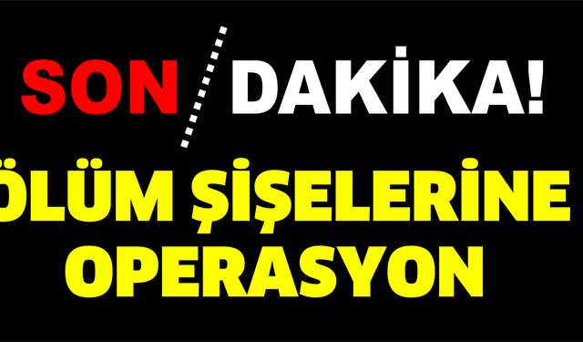 Sahte alkol operasyonu yapıldı, 2 kişiye yasal işlem