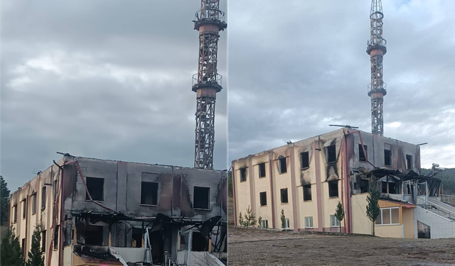 Bolu’da camii yangını! Kullanılamaz hale geldi