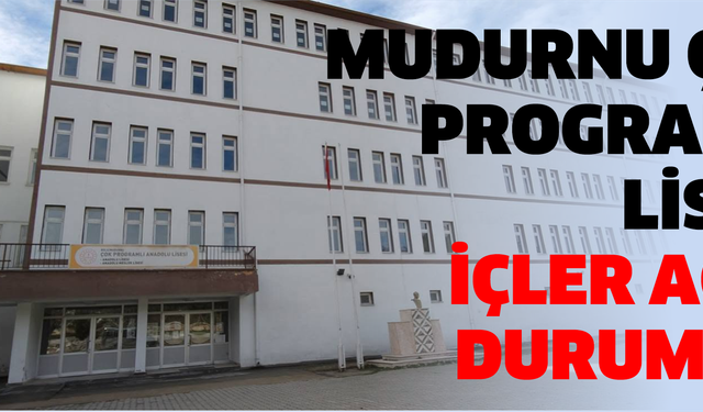 Mudurnu Çok Programlı Lisesi İçler Acısı Durumda!