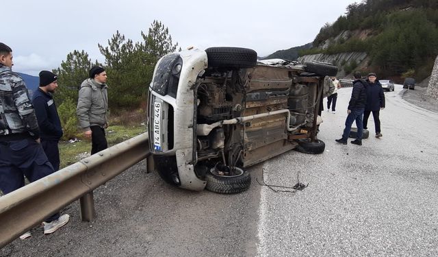 Mudurnu Aynalı Kaya da kaza