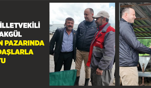 Bolu Milletvekili İsmail Akgül Kurban Pazarında Vatandaşlarla Buluştu