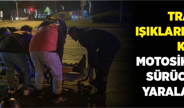Bolu’da Trafik Işıklarında Kaza: Motosiklet Sürücüsü Yaralandı