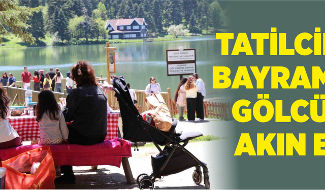 Tatilciler bayramda Gölcük’e akın etti