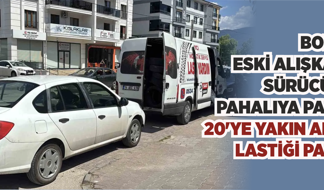 Bolu'da Eski Alışkanlık Sürücülere Pahalıya Patladı: 20'ye Yakın Aracın Lastiği Patladı