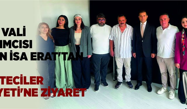 Bolu Vali Yardımcısı Erkan İsa Erat'tan Bolu Gazeteciler Cemiyeti'ne Ziyaret