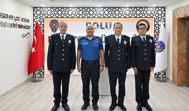 Bolu Emniyetinde Rütbe Heyecanı